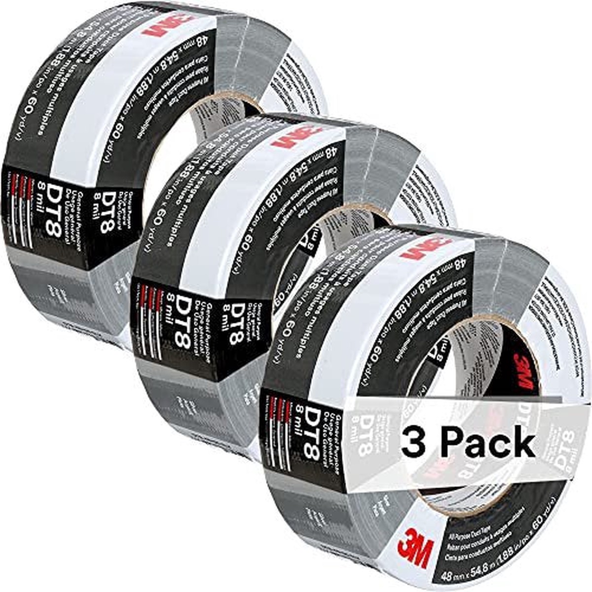 3M DT8 Industrial Strength Multi-Use Duct Tape