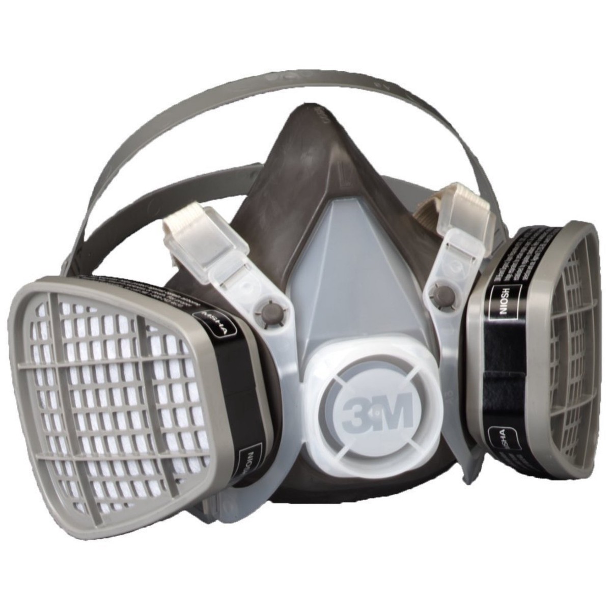 3M Half Facepiece Disposable Respirator Assembly 5301, Organic Vapor, Large