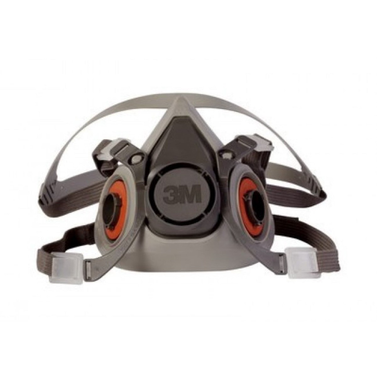 3M Half Facepiece Reusable Respirator 6200 - 6000 Series, Medium, Resist Gases, Vapors, Particulates, Adjustable Strap