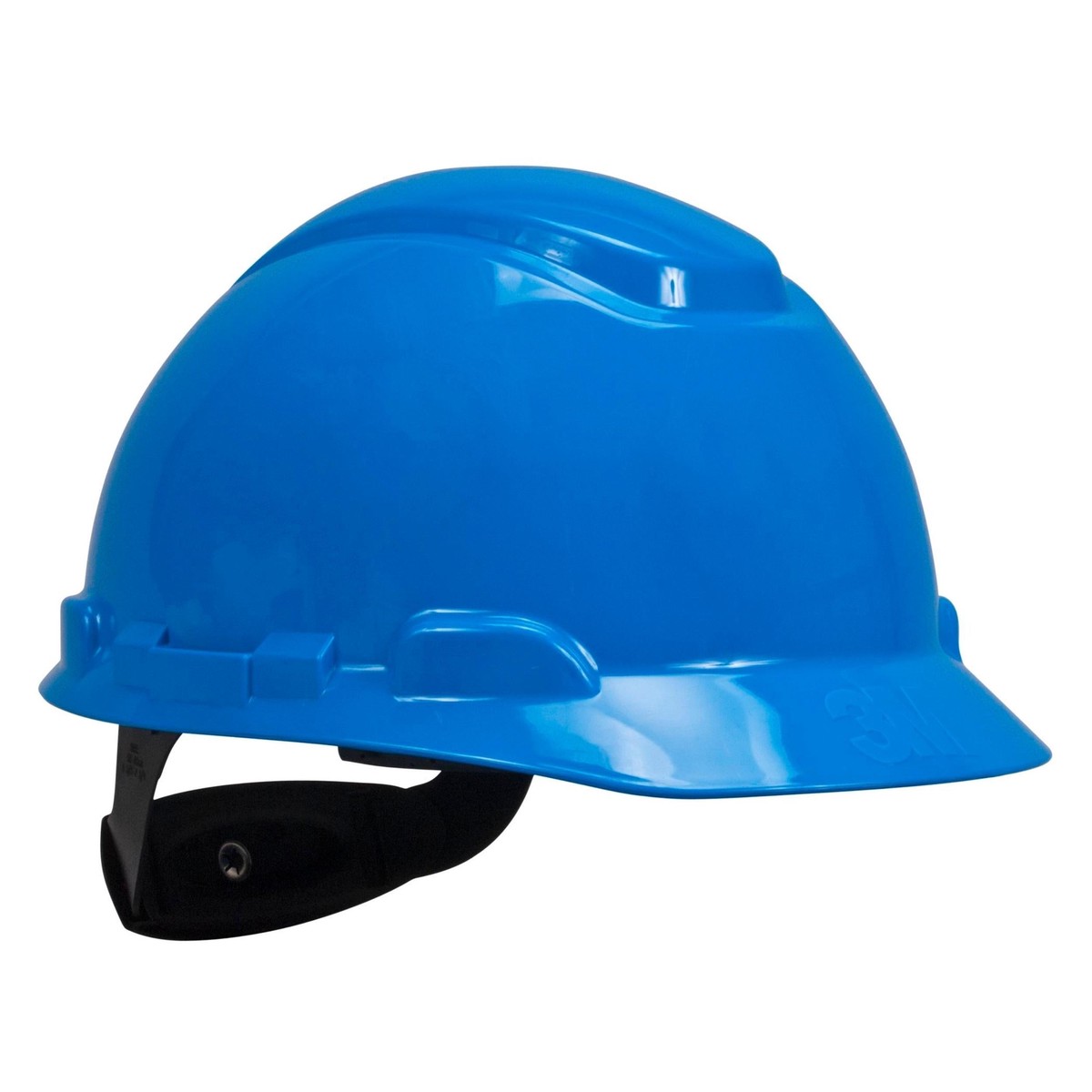 3M Hard Hat H-703R, Blue 4-Point Ratchet Suspension