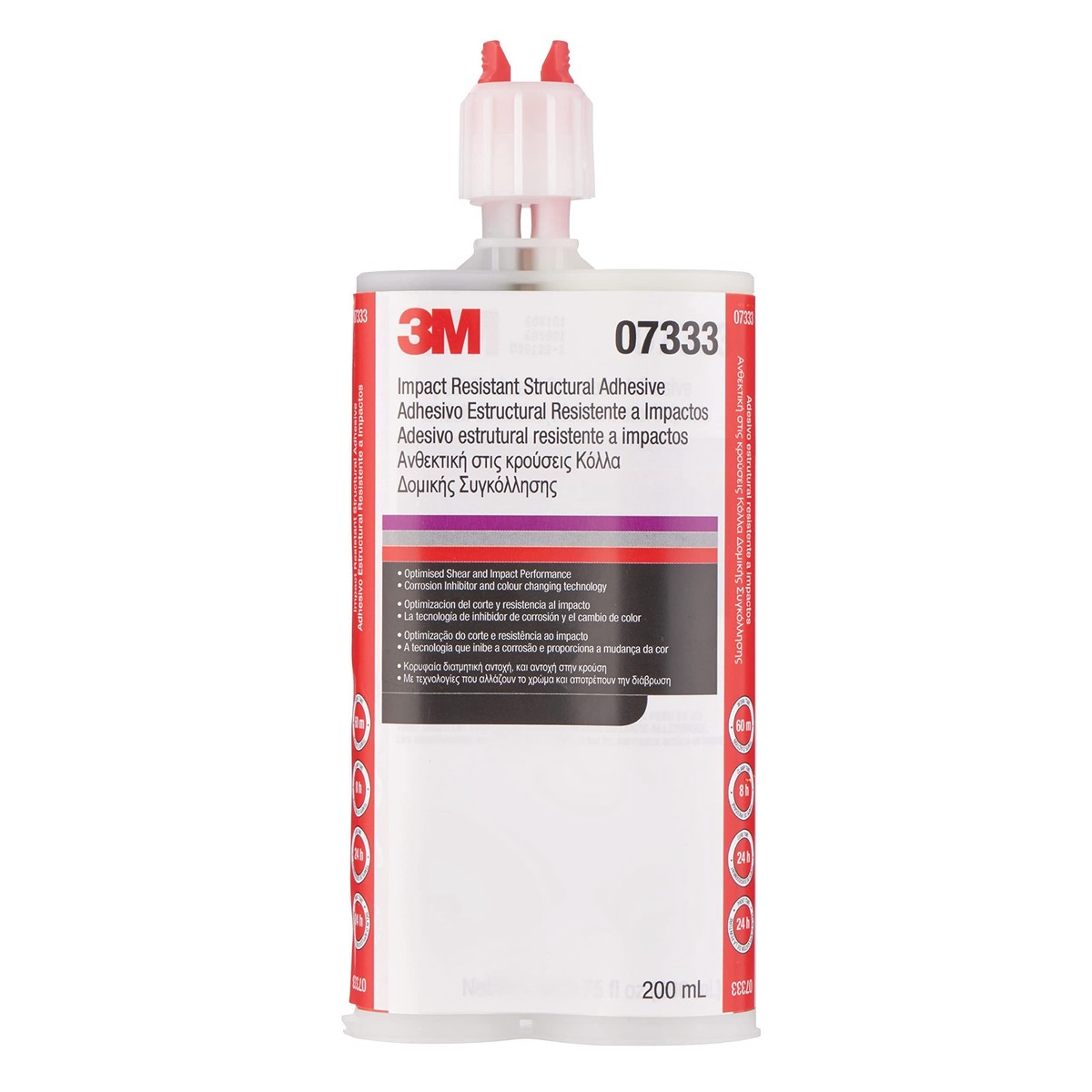 3M Panel Bonding or Structural Adhesive, Two-Part Epoxy, 200 mL Cartridge