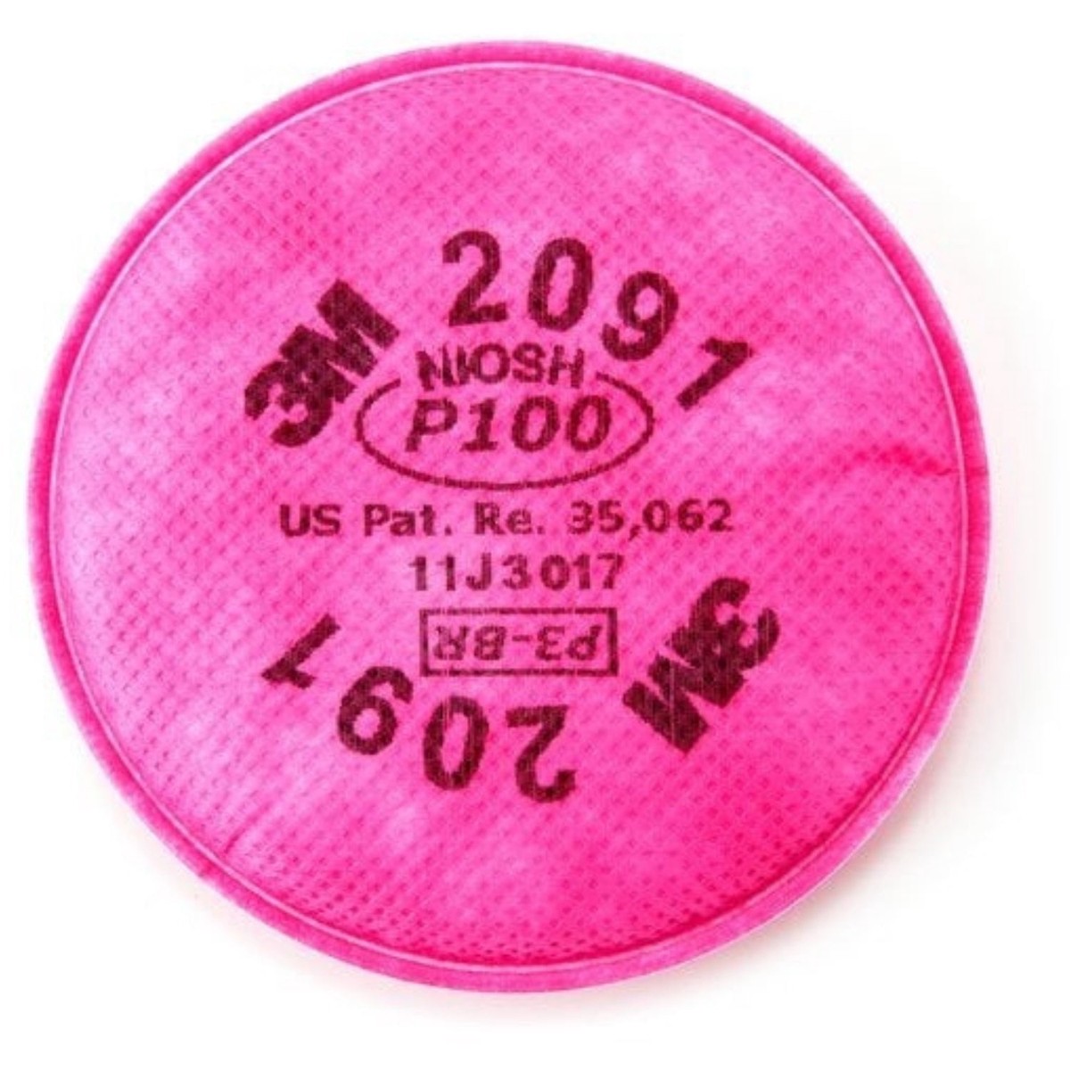 3M Particulate Filter 2091/07000(AAD), P100 - Magenta