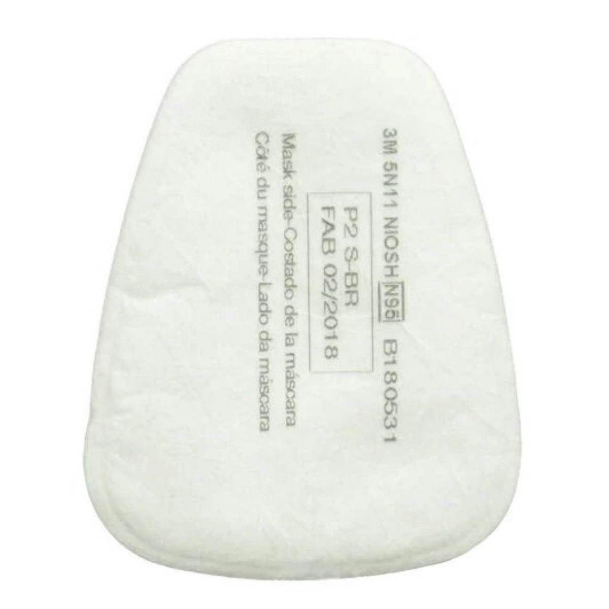 3M Particulate Filter 5N11, N95 100 - Non-Oil Based Particles