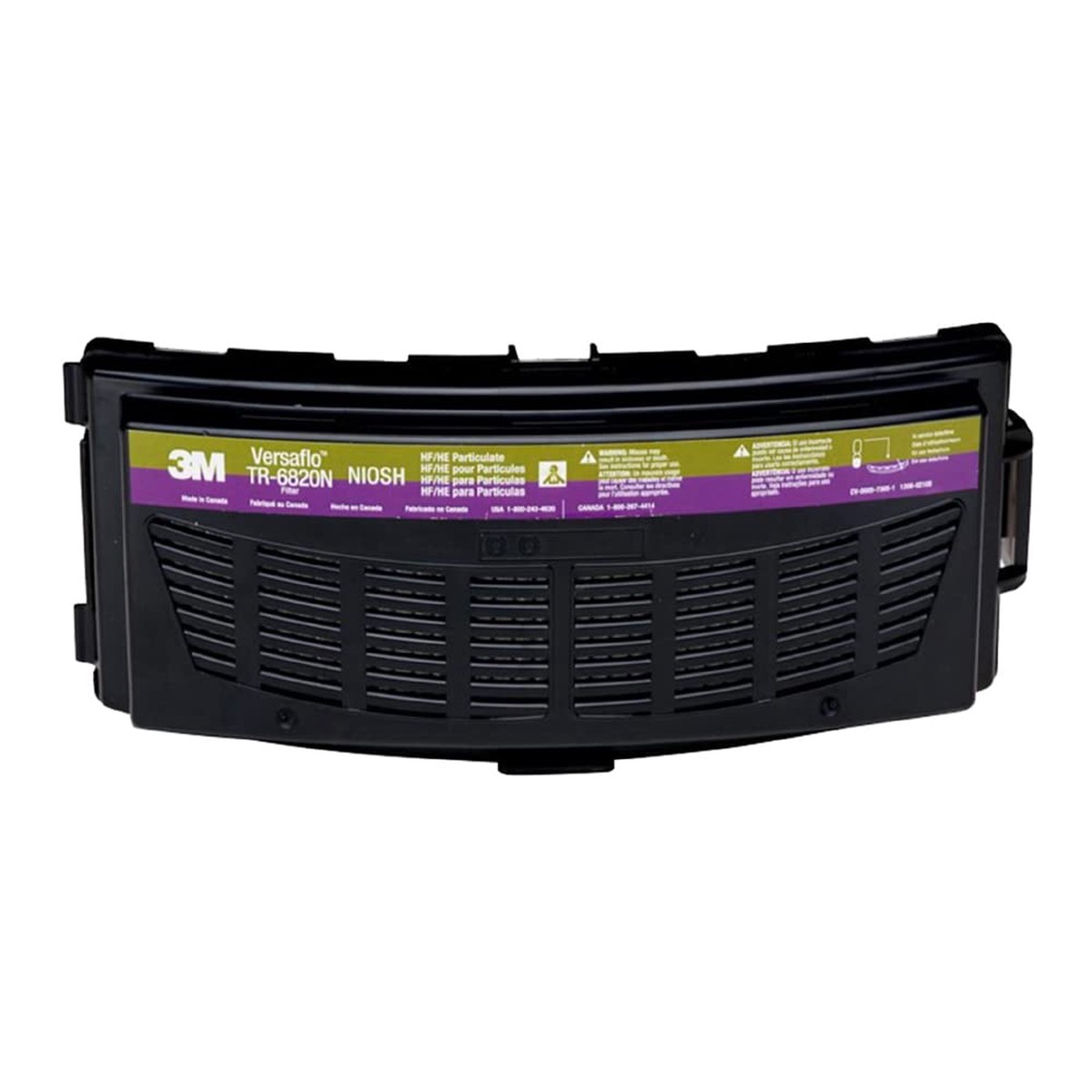 3M Versaflo HEPA & Nuisance OV Filter TR-6820N/37360(AAD), for TR-600 PAPR, 5 EA/Case