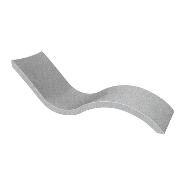 Ledge Lounger™ Signature Chaise-Granite Gray