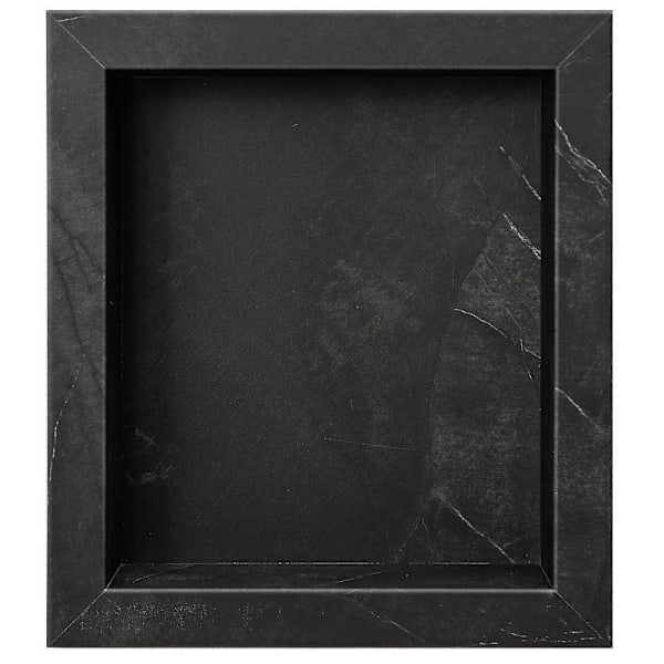 Palisade Shower Niche Insert, 15.5" X 17.5" X 3.75", Black Ice