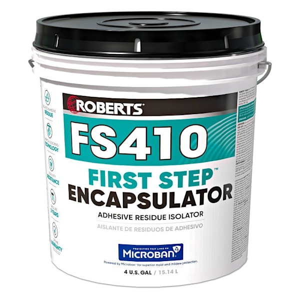 ROBERTS Fs410 First Step Encapsulator Adhesive Residue Isolator-4 Gal/15.14 L