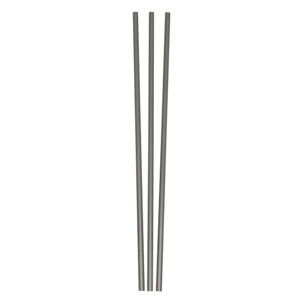 Aspect Metal 24" Backsplash Trim, Peel & Stick, Medium Gray, Package Of 3