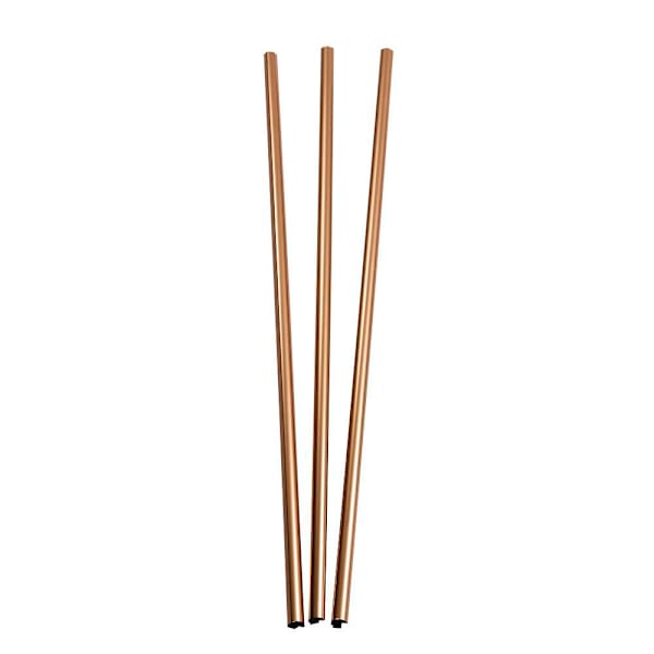 Aspect Metal 24" Backsplash Trim, Peel & Stick, Copper, Package Of 3