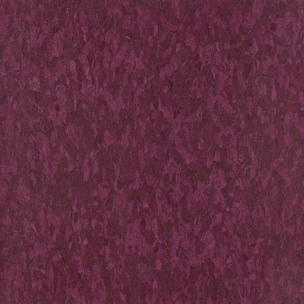 Armstrong Flooring Imperial Texture Tile, wineberry, 12" X 12", Case Of 45
