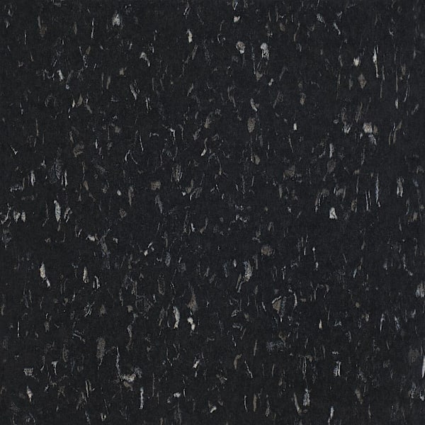 Armstrong Flooring Safety Zone Tile, Classic Black, 12" X 12", Case Of 45