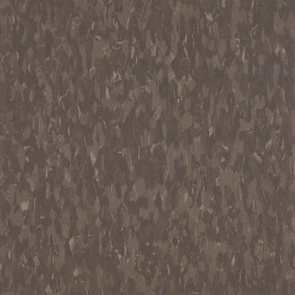 Armstrong Flooring Imperial Texture tile, smokey Brown, 12" X 12", Case Of 45