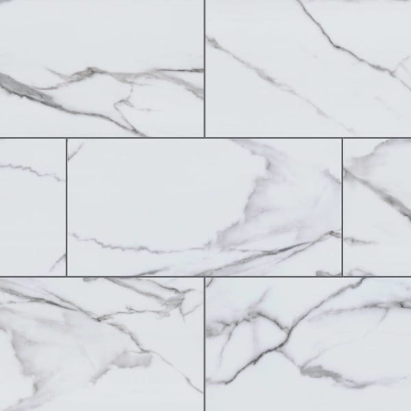 Lifeproof Osborne Marble 12 In. X 24 In. Polished Vinyl Tile Flooring, Case Of 10