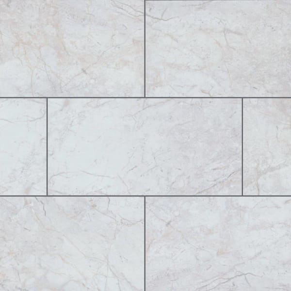 Lifeproof Elmgrove Marble 12 In. X 24 In. Polished Vinyl Tile Flooring, Case Of 10