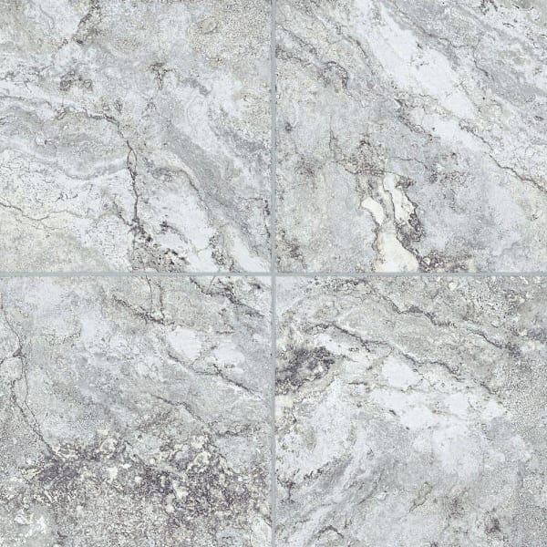 Armstrong Flooring Alterna Gravity Tile, Muslin Grey, 16" X 16", Case Of 25