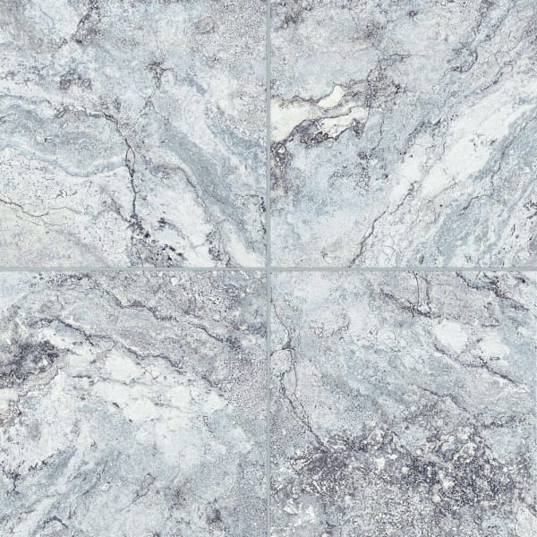 Armstrong Flooring Alterna Gravity Tile, Fog Lapis, 16" X 16", Case Of 25