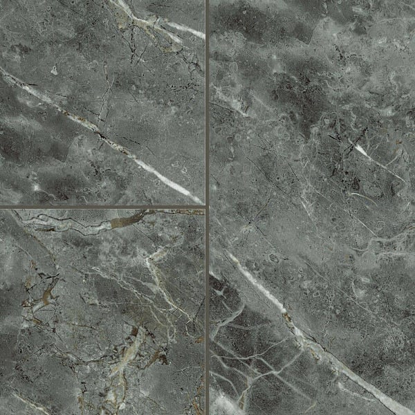 Armstrong Flooring Alterna Tivoli Travertine, Nightfall, 12" X 24", Case Of 24