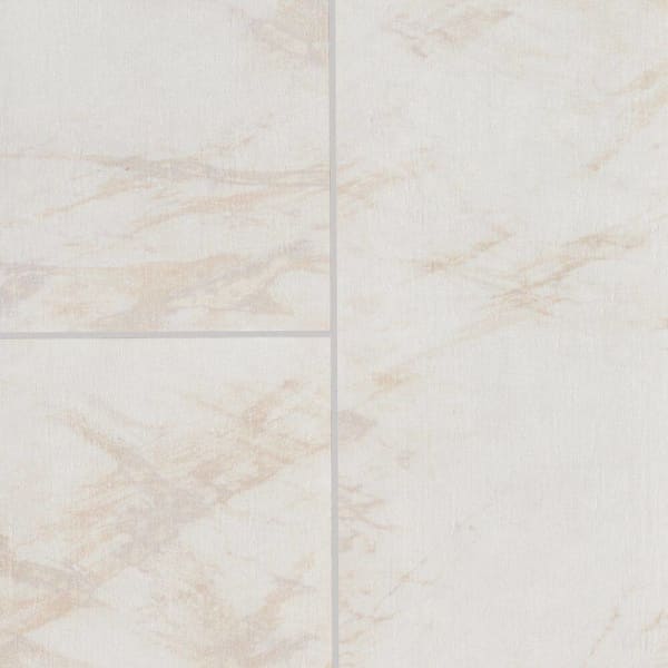 Armstrong Flooring Alterna Cirrus Marble Tile, Ivory Poem, 12" X 24", Case Of 24