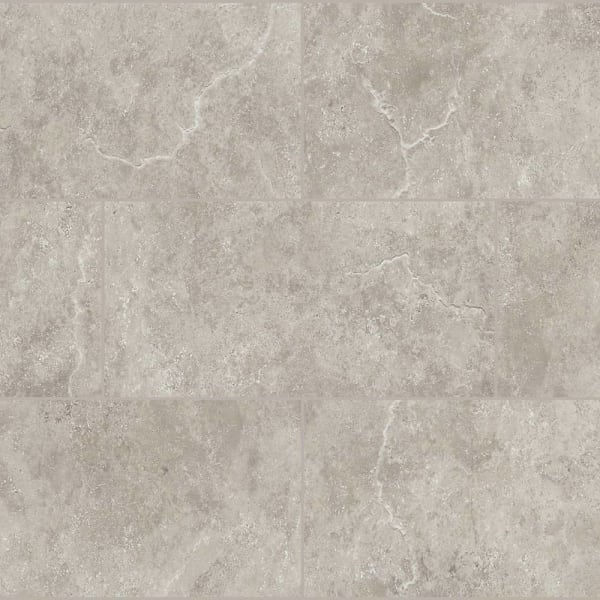 Lifeproof Dunraven Travertine 11.9 In. X 23.8 In. Vinyl Tile Flooring, Case Of 9