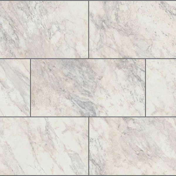 Lifeproof Sand Hills Marble 12 In. X 24 In. Polished Vinyl Tile Flooring, Case Of 10