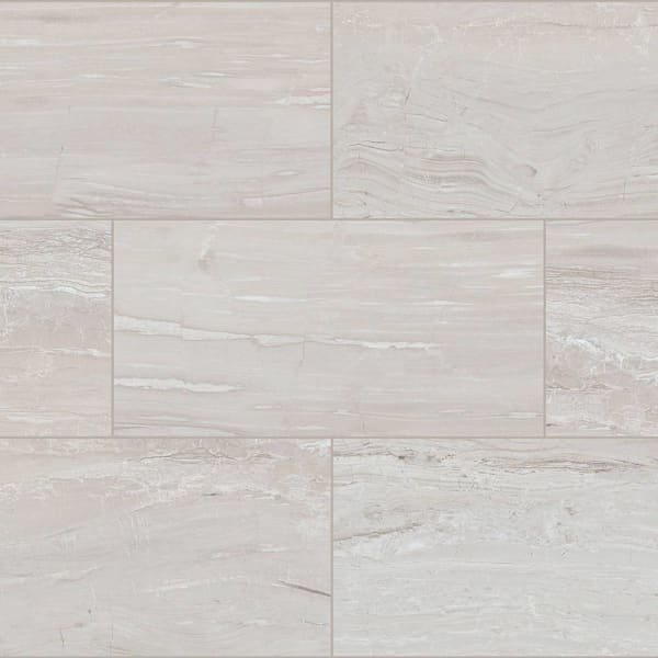 Lifeproof Ashebrook Travertine 18.5 In.X 37 In. Vinyl Tile Flooring, Case Of 4