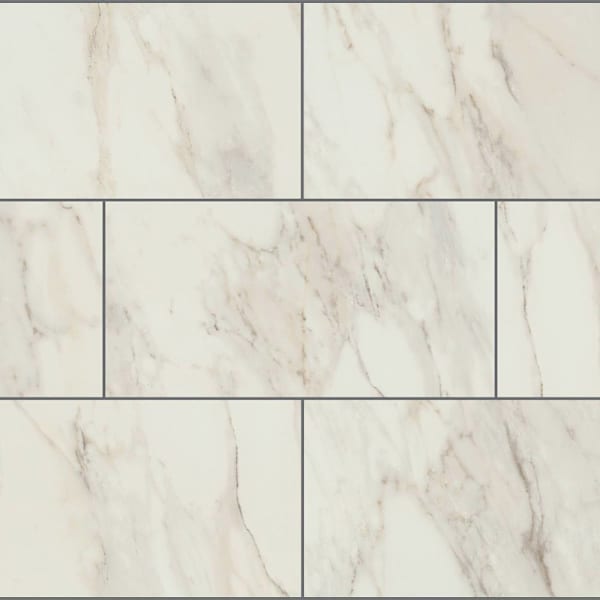 Lifeproof Piping Rock Marble 12 In. X 24 In. Polished Vinyl Tile Flooring, Case Of 10