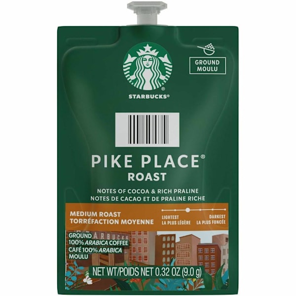 Lavazza Flavia Starbucks Pike Place Roast Coffee Freshpacks, Package Of 76