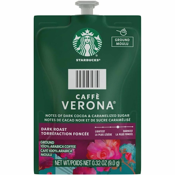 Lavazza Flavia Starbucks Caffe Verona Dark Roast Coffee Freshpacks Package Of 76