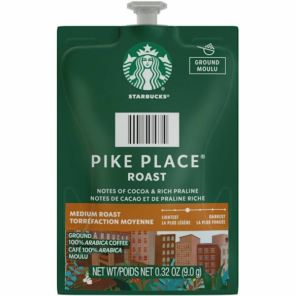 Lavazza Flavia Starbucks Pike Place Roast Coffee Freshpacks, Package Of 38