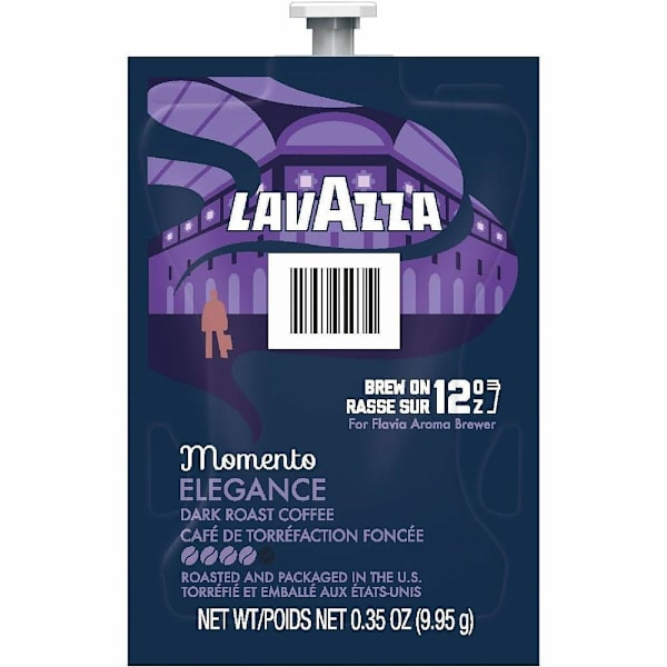 Lavazza Flavia Momento Elegance Dark Roast Coffee Freshpacks Package Of 38