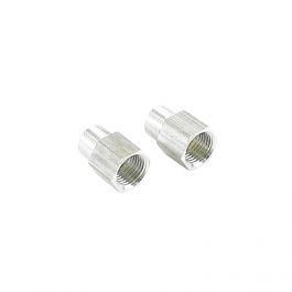 BASO Gas Products 42653-1H Adapter 1/8-27" NPT Male To 7/16-24" Female Compression 2-Pack