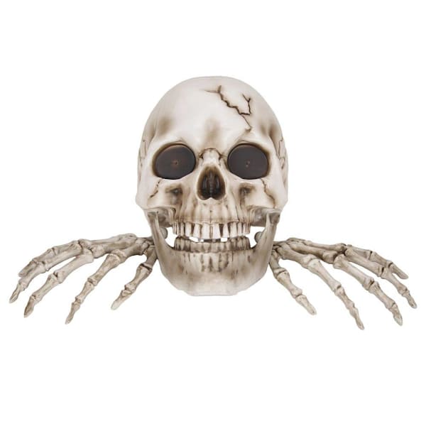 Haunted Hill Farm Giant Talking Skeleton With Hands