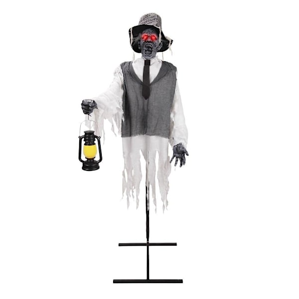 Haunted Hill Farm 5' 11" Zombie With Lantern