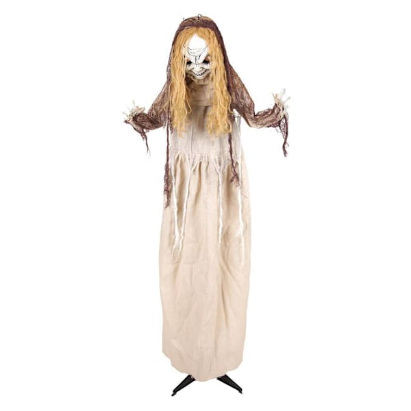 Haunted Hill Farm 3' 11" Rising Head Creepy Girl