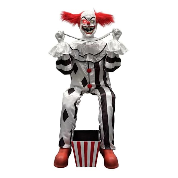 Haunted Hill Farm 4' 1" Sitting Scare Clown