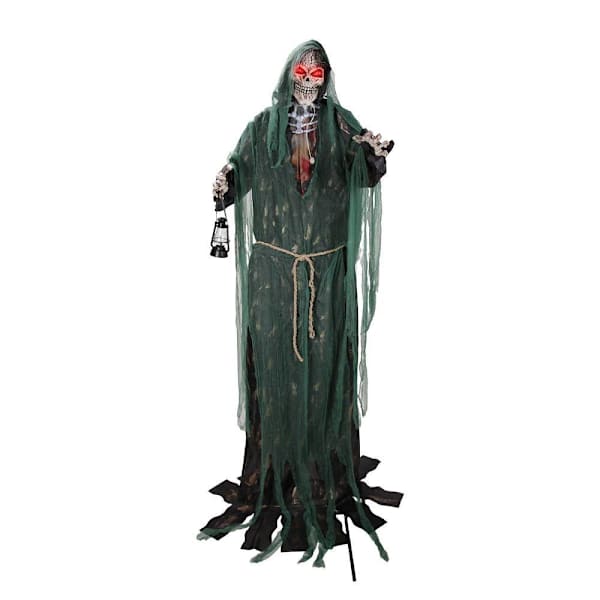 Haunted Hill Farm 7' Standing Animated Reaper