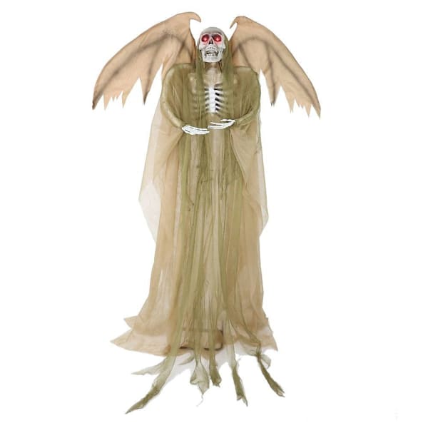Haunted Hill Farm 5.5' Reaper With Wings With Lights And Sound