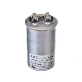 Rheem-Ruud 43-101666-37 Single Round Run Capacitor 45 MFD 370V