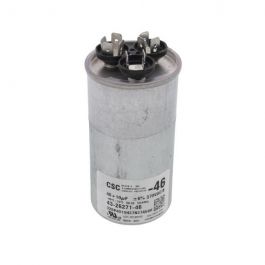 Rheem-Ruud 43-26271-46 Dual Round Capacitor 40/10 MFD 370V