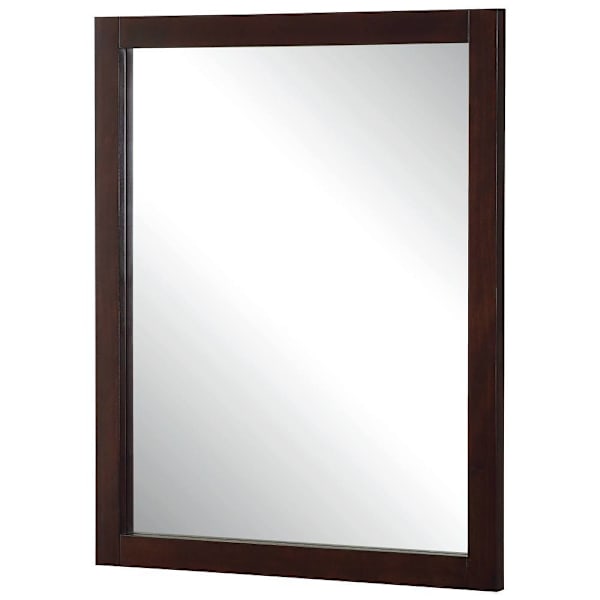 Seasons 26x30 In. Espresso Wood Framed Vanity Mirror