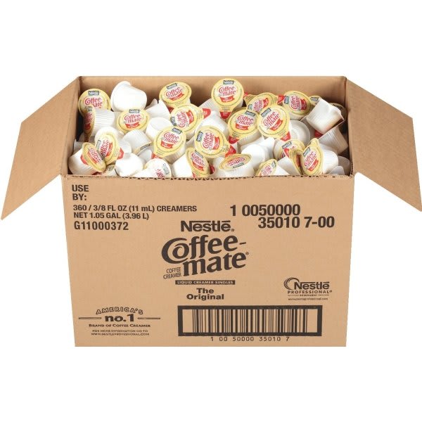 Coffee-Mate Original Mini Cup Liquid Coffee Creamer (360-Pack)