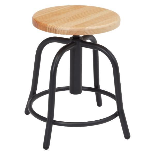 National Public Seating 19-25” Height Adjustable Swivel Stool