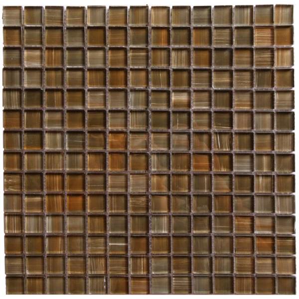 Abolos Handicraft Ii 12 X 12Santa Fe Glass Square Mosaic Tile, Case Of 15