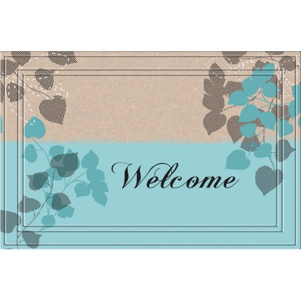 Apache Mills 2 X 3' Outdoor Floor Mat, With Dancing Leaves