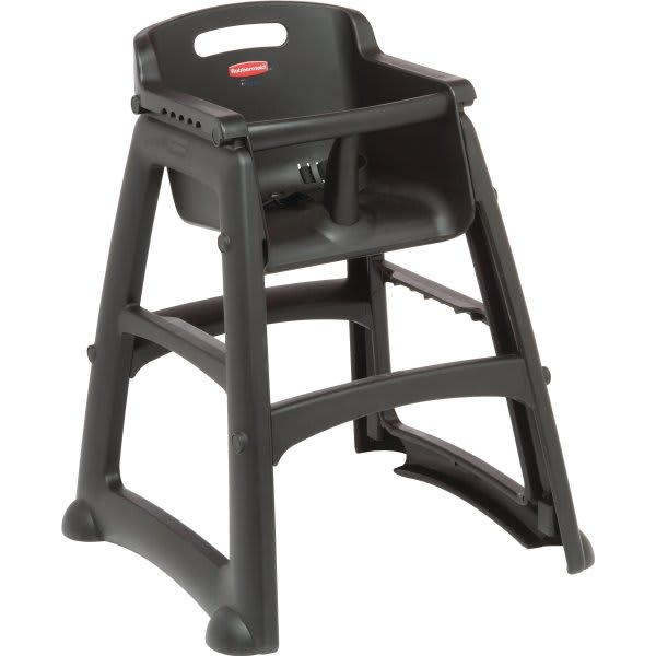 Rubbermaid Commercial Youth High Chair Without Wheels (Black)