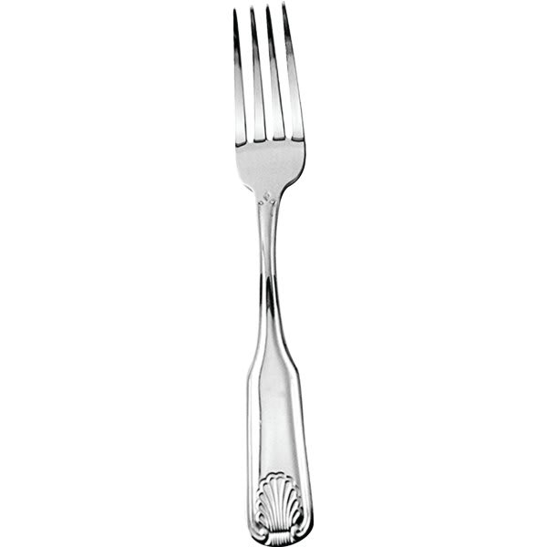 Winco Fanfare Dinner Fork Heavy Weight Chrome Package Of 12