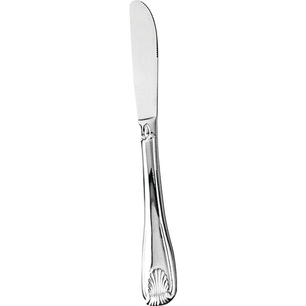 Winco Fanfare Dinner Knife Heavy Weight Chrome Package Of 12