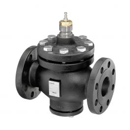 Siemens Building Technology 599-06041 Flowrite 3" Flanged 2-Way Valve N/O 100Cv Linear SS High Temp Packing ANSI 125