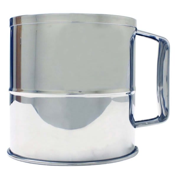 Thunder Group Stainless Steel 8-Cup Flour Sifter With Rotating Handle