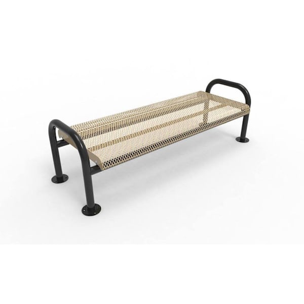 Ultrasite Portable/Surface Mount Ultra Bench, Beige Galvanized Steel, 4'